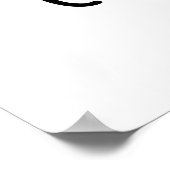 Con-duck-tor Grappige muziek dirigent Duck Pun Poster (Hoek)