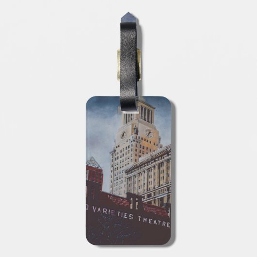 Con Edison's korte ontmoeting met St Mark's Bagagelabel (Achterkant verticaal)