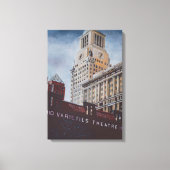 Con Edison's korte ontmoeting met St Mark's Canvas Afdruk (Voorkant)