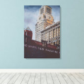 Con Edison's korte ontmoeting met St Mark's Canvas Afdruk (Insitu (Houten vloer))