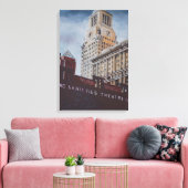 Con Edison's korte ontmoeting met St Mark's Canvas Afdruk (Insitu (Woonkamer))