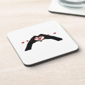 “Con el corazón en la mano” posa vaso Bier Onderzetter (Linkerzijde)