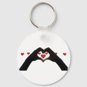 “Con el corazón en la mano” Sleutelhanger (Achterkant)