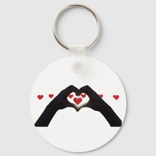 “Con el corazón en la mano” Sleutelhanger (Achterkant)