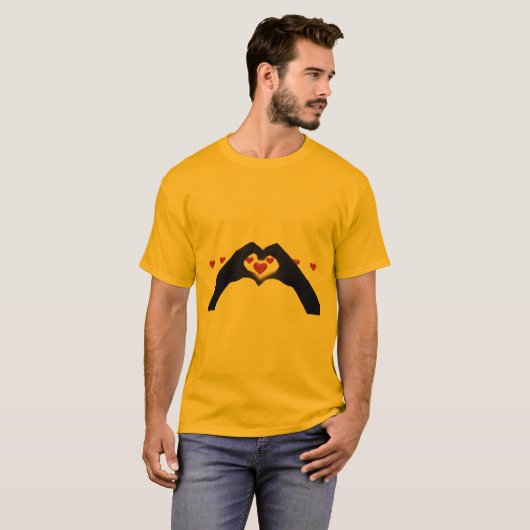 “Con el corazón en la mano” T-shirt (Voorkant volledig)
