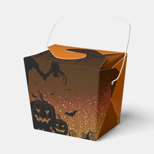  con feliz halloween bedankdoosjes (Voorkant Zijde)