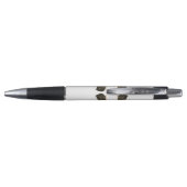  con flores doradas  personalizada pen (Achterkant)