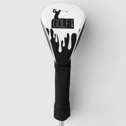 con golfista en estilo derramado golfheadcover (Voorkant)