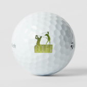 con golfistas verde golfballen (Voorkant)