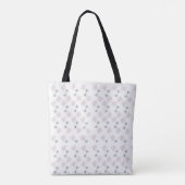 con hojas y ramilletes primaverales tote bag (Achterkant)