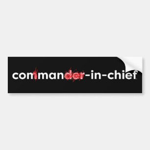 Con Man Chief Bumpersticker