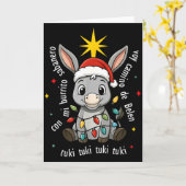 Con Mi Burrito Sabanero Mexican Tuki Tuki Latino X Kaart (Gele Bloem)