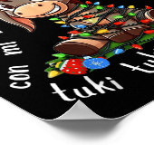 Con Mi Burrito Sabanero Mexican Tuki Tuki Latino X Poster (Hoek)