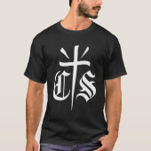 Con Safos Cs Cholo Chicano Cross Pachuco T-shirt (Voorkant)