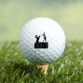 con silueta de golfistas golfballen (Insitu Shirt)