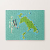 Con Son eiland kaart Vietnam Legpuzzel (Horizontaal)