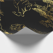 con tigre estilo japonés cadeaupapier (Hoek)