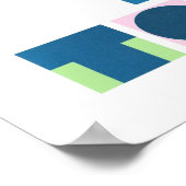 CON TODOS White Colorful Poster (Hoek)