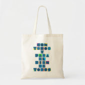 CON TODOS White Colorful Tote Bag (Voorkant)