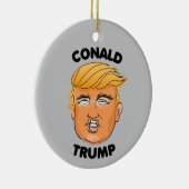 CONALD TRUMP KERAMISCH ORNAMENT (Rechts)