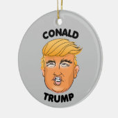 CONALD TRUMP KERAMISCH ORNAMENT (Links)