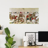 Conan flees, Duke William's Knight Fighting Poster (Thuiskantoor)