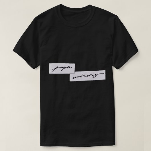 conan grijs mensen die naar Sticker kijken T-shirt (Design voorkant)