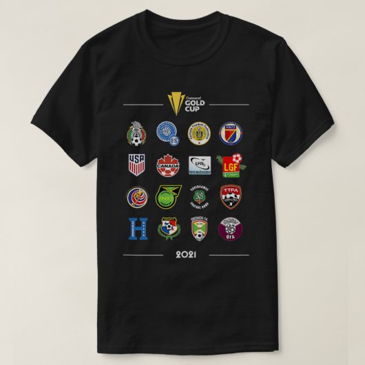 Concacaf Gold Cup T-shirt (Design voorkant)