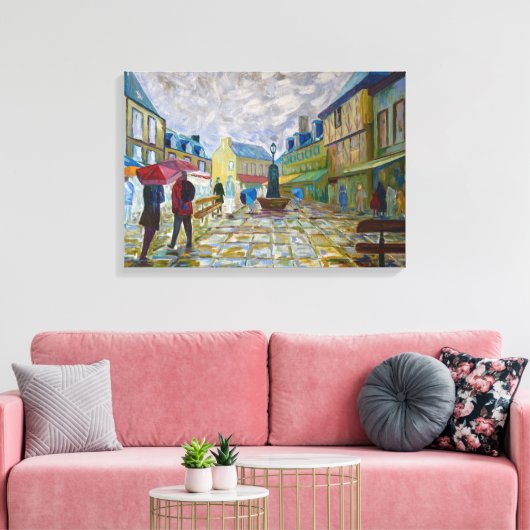 Concarneaal Canvas Afdruk (Insitu (Woonkamer))