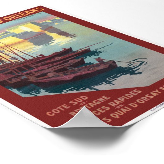 Concarneau Frankrijk Vintage Poster 1919 (Hoek)