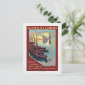 Concarneau Frankrijk Vintage Poster 1919 Briefkaart (Staand voorkant)