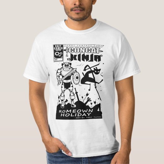 Concat & Kinja: Cait Comix T-shirt (Voorkant)