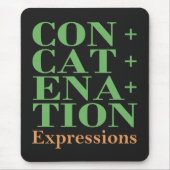 Concatenatie-expressies in Cobol-programmering Muismat (Voorkant)