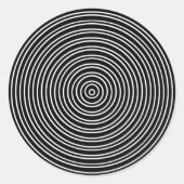 Concentraspiraal Ronde Sticker (Voorkant)