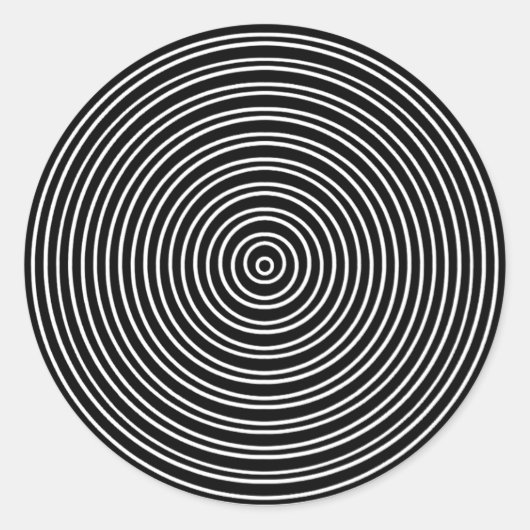 Concentraspiraal Ronde Sticker (Voorkant)