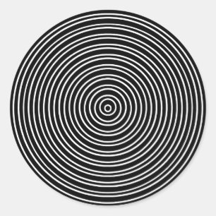 Concentraspiraal Ronde Sticker