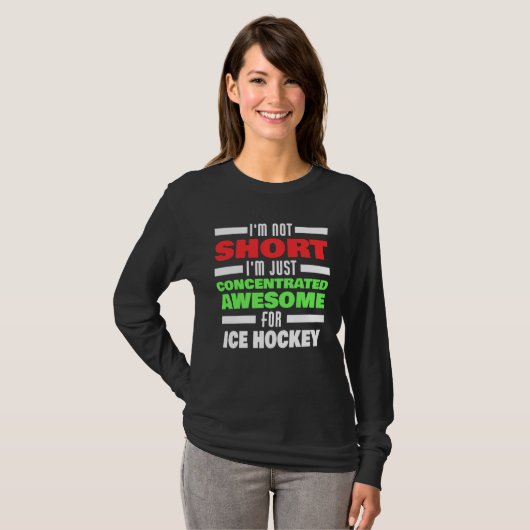 Concentrated Awesome For Ice Hockey Saying Ice Hoc T-shirt (Voorkant volledig)