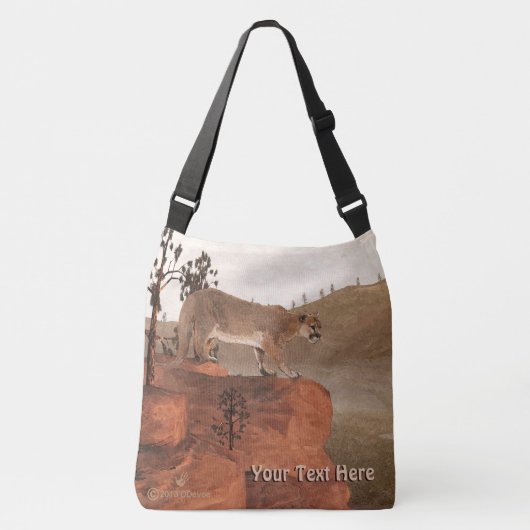 Concentratie - Cougar Crossbody Tas (Voorkant)