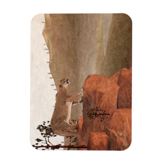 Concentratie - Cougar Magneet (Verticaal)