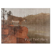 Concentratie - Cougar Snijplank (Voorkant)