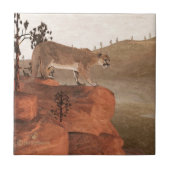 Concentratie - Cougar Tegeltje (Voorkant)