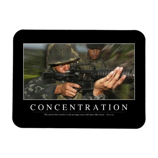 Concentratie: Inspirerend prijsopgave Magneet (Horizontaal)