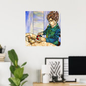 Concentratie met de Binomial Cube Poster (Thuiskantoor)