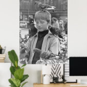 Concentratie voor een jonge Sint-Francis 1968 Poster (Thuiskantoor)