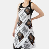 Concentreer al uw ideeën op het werkgalnotering schort (Insitu)