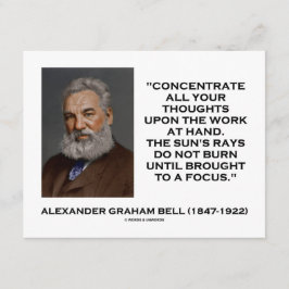 Concentreer al uw ideeën op uw werk