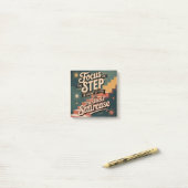 Concentreer je op de stap voor je post-it® notes (Op bureau)