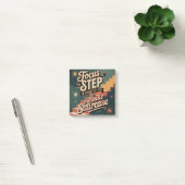 Concentreer je op de stap voor je post-it® notes (Kantoor)