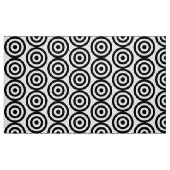 Concentreerde cirkels - zwart op wit stof (Fat Quarter)