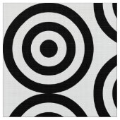 Concentreerde cirkels - zwart op wit stof (Close Up)